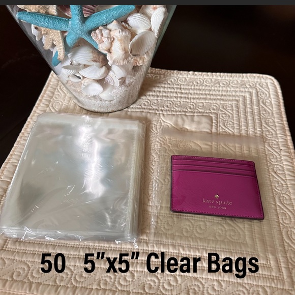 50 Clear Bags with Adhesive Strip - Picture 1 of 1